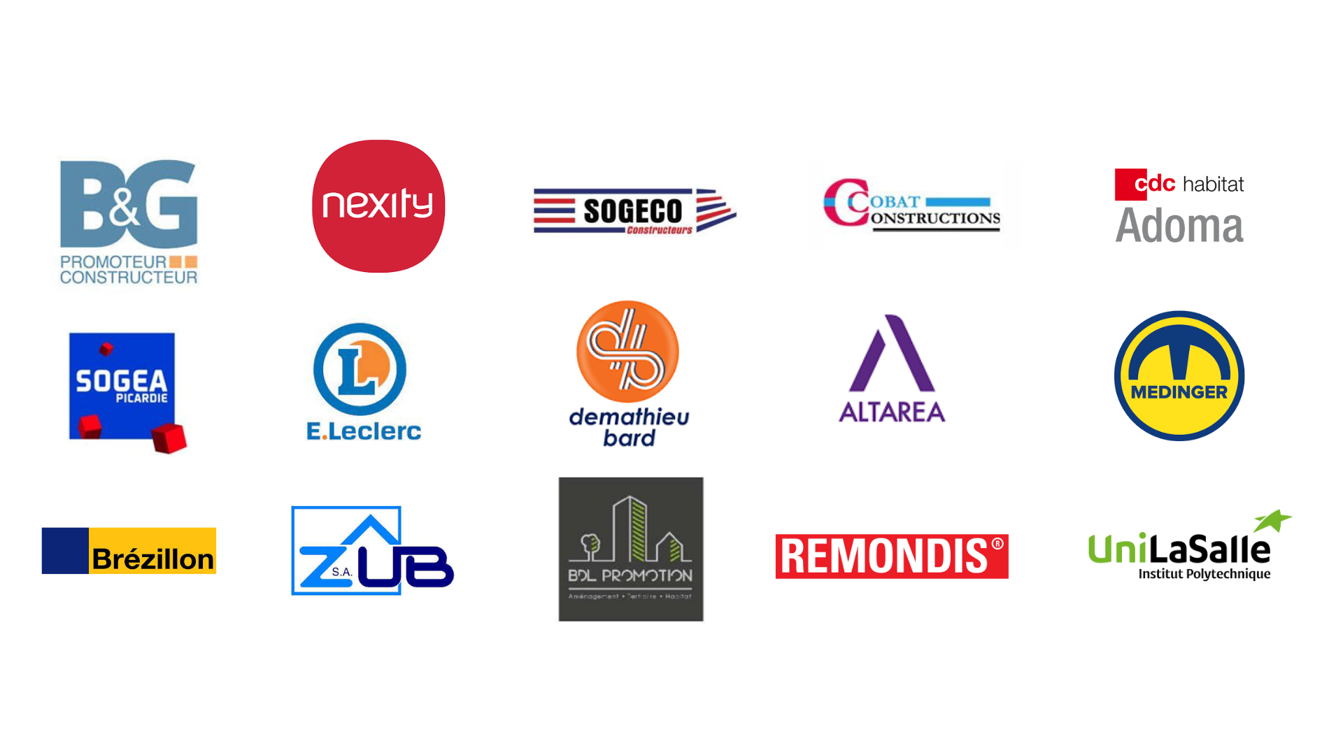 Logos de nos partenaires